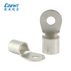 RNB Automotive Brass Round Crimp Terminal Block Kabel klemme aus reinem Kupfer mit nackter Öse für Stoß verbinder - Product Image 1