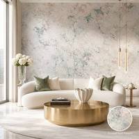 Dalle en pierre frittée WPC aspect marbre, panneau givré motif roche, ignifuge, grand format pour chambre, salon, mur d'accentuation