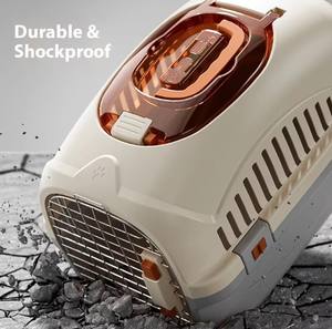 Küçük ve Orta Boy Evcil Hayvanlar İçin Hava Taşıma Çantası, Havalandırmalı Kedi ve Köpek Taşıyıcısı - Product Image 4