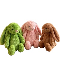 Peluche Lapin Doux en Gros, Adorable Lapin aux Longues Oreilles, Cadeau de Pâques Idéal pour les Célébrations de Pâques