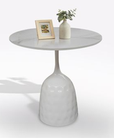 Table ronde de salon moderne Table d'appoint et table basse en ardoise