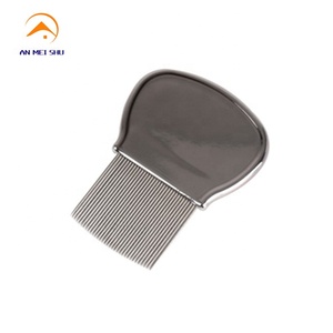 Peine antipiojos sin liendres con dientes metálicos Peine para piojos con aguja <span class=keywords><strong>de</strong></span> hilo metálico <span class=keywords><strong>de</strong></span> alta calidad - Product Image 4