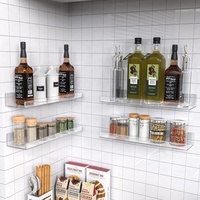 Fabricant personnalisé OEM/ODM affichage transparent étagère suspendue en acrylique étagères murales flottantes laminage