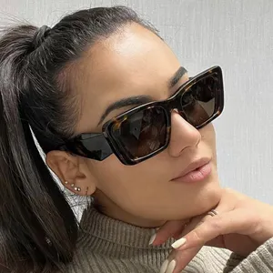 2023 Women Sunglasses UV 400 Big Frame Shades Gafas De Sol Trendy Irregular Sunglasses