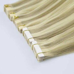 Großhandel Tape-In Haarverlängerungen Nahtlos Unsichtbar Doppelt Gezogen Remy Tape-In Haarverlängerungen 100% Echthaar - Product Image 4