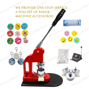 Máy Làm Huy Hiệu Carton Hiệu Quả Cao 25Mm 37Mm 44 Mm 50Mm Quảng Châu GED Cho Phù Hiệu Nút TRƯỜNG Học Tự Làm - Product Image 1