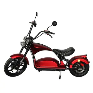 Europe EEC 3000W citycoco retro style electric scooter chopper with 100km 120km long range