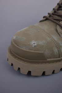 Bottes de travail rétro de haute qualité pour hommes et femmes, tailles 35 à 46, identiques, en toile, adaptées à la randonnée décontractée - Product Image 5