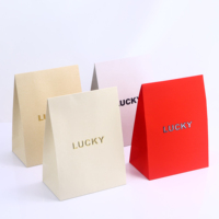 Emballage cosmétique personnalisé, parfum, petit sac en papier enveloppe créatif avec motif en relief doré à chaud