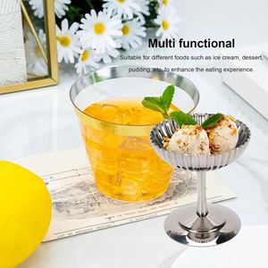 New Arrival Chic Stylish Premium 304 Stainless Steel Eco-Friendly American Style <b>Ice</b> Cream Bowl Standing Cup for <b>Ice</b> Cream Fruit - Product Image 4