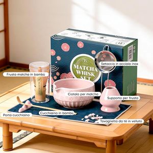 Geling 2025 – Nouveau Bol à Matcha Rose Personnalisé avec Bec Verseur, Kit Complet <span class=keywords><strong>de</strong></span> Thé Matcha en Gros, Passoire à Matcha avec Boîte Cadeau - Product Image 3