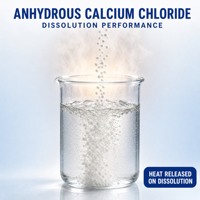 Chlorure de calcium anhydre en poudre, haute pureté, qualité industrielle, produit chimique