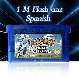 Cartucho de Juego ESP Español 1M Flash Cart Blue Legend GAIA Ash Hoenn Fuego Rojo Rocket para GBA - Product Image 3