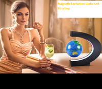 Globe Terrestre Rotatif Lampe de Lévitation Magnétique, Sphère Flottante