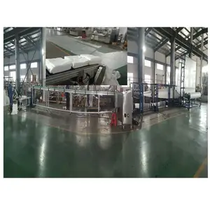 Disposable Lightweight Protector Dust Sheet Cover Drop Cloth Protective PE Film Floor Sheet Fabric Folding Cutting Machine