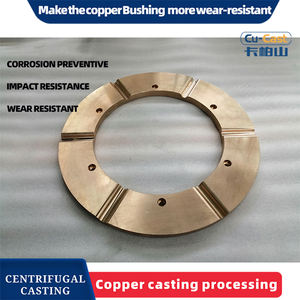 Tuerca de latón autolubricante ZCuSn10Zn2 para aplicaciones mecánicas de metalurgia marina y minería - Product Image 5