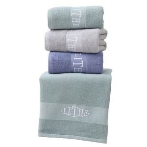 Serviettes de bain japonaises pour adultes en coton 100% pur brodé de haute qualité, super absorbantes, douces et durables, 70x140cm, vente en gros - Product Image 1