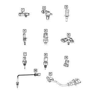 Sensor de Temperatura de Gases de Escape 68211315AA para Jeep Grand Cherokee, Pieza de Repuesto Nueva - Product Image 5