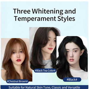 Gel colorant capillaire monocomposant 260 ml |   Formule douce <span class=keywords><strong>à</strong></span> base de plantes |   Pas besoin de mélanger, couverture efficace des cheveux gris - Product Image 5