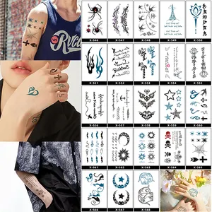 Groothandel Aangepaste Tijdelijke Tattoo Sticker Kopen 3d Semi Permanente Lichaam Tatoo Sticker Nep Printer Tatuaje Temporal Papier Voor Mannen