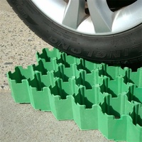 Grille de gazon en plastique HDPE bon marché de haute qualité pour parking et allée, grille de gravier durable en nid d'abeille pour parking, fabriquée en Chine
