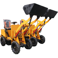HuanSheng Günstige 400kg-6ton Mini-Radlader Mini-Frontlader Kleiner Diesel-/Elektrolader zum Bestpreis