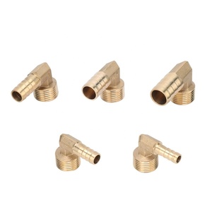 <span class=keywords><strong>Ottone</strong></span> <span class=keywords><strong>1</strong></span>/2 "Filettatura Maschio a 8 10 12 14 16 millimetri Connettore A Gomito Giardino Accessori di Aggancio Adattatore Idraulico - Product Image 2