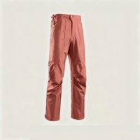 Pantalon de randonnée long unisexe décontracté, imperméable, écologique et respirant pour les sports de plein air, le camping et le travail, couleur orange