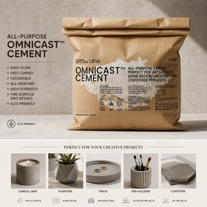 Polvere di Cemento Decorativa ad Alta Resistenza per Colate, Sgusciatura Rapida, Dettagli Fini, Miscela per Calcestruzzo per Vasi, Vassoi e Fioriere - Product Image 1