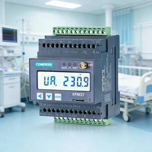 Medidor de Factor de Potencia Programable CT VT, Analizador Digital de Calidad de Energía Eléctrica Trifásico de 3 Líneas, Medidor Eléctrico con WiFi - Product Image 1