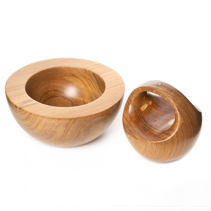<span class=keywords><strong>Mini</strong></span> Mortero y Pilón Redondos con Mango, Molinillo de Especias, Utensilios de Cocina Ecológicos, Juego de Mortero y Pilón, Triturador de Pastillas - Product Image 4