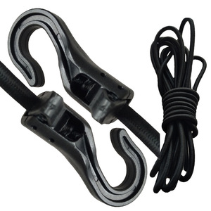Cordon élastique extérieur en latex de 5 mm, 1,5 m, avec double crochet, corde durable pour bâche, pour kayak, canoë, équipement, sangles de fixation sécurisées - Product Image 1