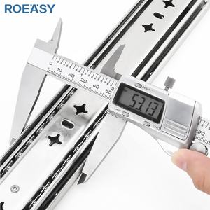 ROEASY 53mm Heavy Duty Tiroir Guides Tiroir Coureur Armoire Glissière En Acier Inoxydable US Général Boîte À Outils Pièces Tiroir - Product Image 4