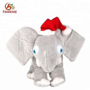 Pour le coucher Original peluche éléphant jouets chaud flou Graduation grandes oreilles cadeau de noël PP coton remplissage Sublimation peluche - Product Image 1