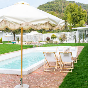 9สวนไม้พับเก้าอี้ชายหาดที่นั่งกลางแจ้งCamping Leisureปิกนิกไม้พับสลิงSurfside Reclinerเก้าอี้ตกปลา - Product Image 6