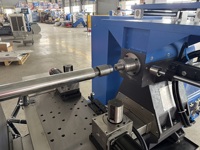 Máquina de Torneado de Metal CNC Automática Langruixing, Control PLC, Alta Precisión, Fácil de Operar, para Formas Cilíndricas y Parabólicas