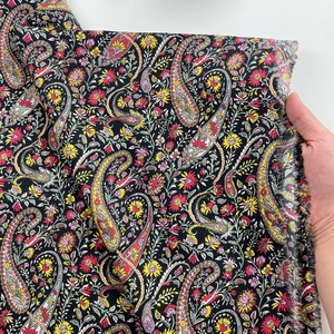 <span class=keywords><strong>Tissu</strong></span> en coton Paisley à imprimé géométrique de haute qualité, confortable et à bon prix, pour robe d'été et chemise pour femme, style africain - Product Image 5