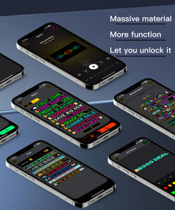 69.37x7.56inch LED Matrix Panel Devil Eyes Light Soft <b>Screen</b> Car <b>Windows</b> Large Programmable Flexible LED Trucks Cars IP65 - Product Image 6