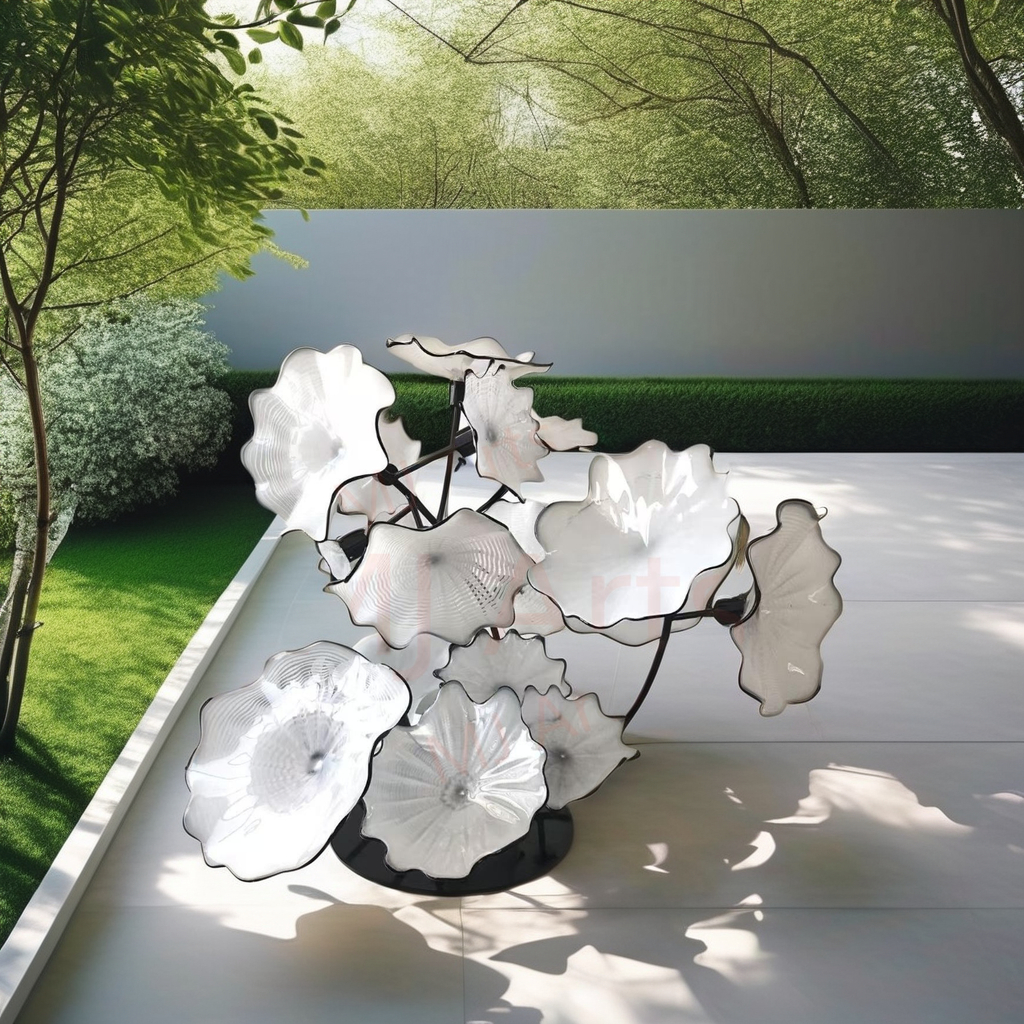 Sculpture Fleur Blanche