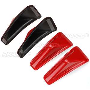 4pcs <b>Car</b> Rear Bumper Lip <b>Diffuser</b> Shark Fins Cover Trim for Subaru STI WRX 2015-2021 Rear Bumper Chassis Spoiler Splitters - Product Image 4