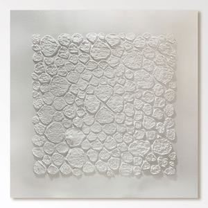 Pintura al Óleo Abstracta Moderna, Arte de Pared Hecho a Mano para Decoración Minimalista de Vestíbulo de Hotel o Sala de Estar - Product Image 4