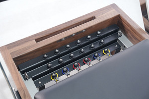 Máquina de <span class=keywords><strong>Pilates</strong></span> Reformer de Madera de Nogal, Reformer Profesional para Estudio de <span class=keywords><strong>Pilates</strong></span> Comercial - Product Image 5