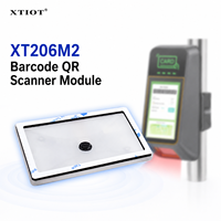 Módulo de Escáner de Código de Barras de Montaje Fijo, Lector de Códigos QR 1D 2D, USB RS232 TTL XT206M2