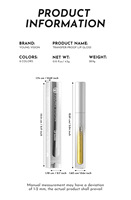 Gloss à lèvres populaire à base d'huile minérale végétalienne, effet perle scintillante - Formule lisse et résistante aux bavures, haute qualité, 4,5g, taille standard