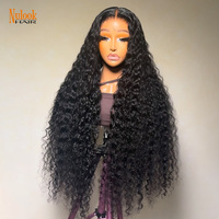 Perruques brésiliennes en cheveux humains ondulés, densité 300 %, pointes pleines, avec dentelle frontale HD 13x4 et 13x6 pour femmes noires – Vente en gros