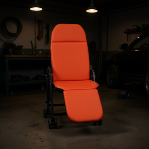 Asiento Plegable Ajustable para Taller Mecánico de 36 Pulgadas, Equipo de Reparación de Carrocería de Acero - Product Image 2