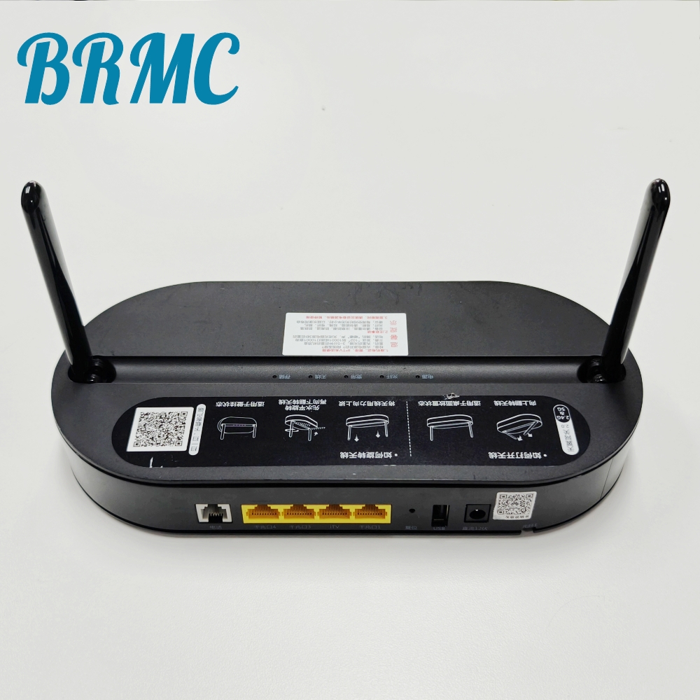 Used HS8145V Dual Band 2.4G 5G 4GE+1POTS+1USB+WiFi 2 Antennas Modem Ftth Fiber Optic Equipment Gpon Epon ONT Xpon ONU
