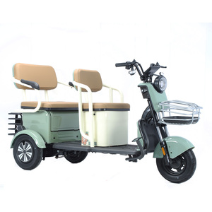 2025 nouveau vélo électrique <span class=keywords><strong>Tricycle</strong></span> 3 roues 650W <span class=keywords><strong>Vintage</strong></span> 3 roues vélo électrique avec panier - Product Image 1
