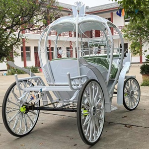 Chine Usine Ferronnerie Creuse Citrouille Chariot Ferronnerie Art Fabricant de voitures Calèche électrique à <span class=keywords><strong>vendre</strong></span> - Product Image 2