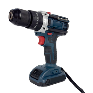 <span class=keywords><strong>Perceuse</strong></span>-visseuse Li-Ion haute vitesse certifiée CE professionnelle - 2 batteries rechargeables Mandrin sans clé pour le perçage du métal/du béton - Product Image 1